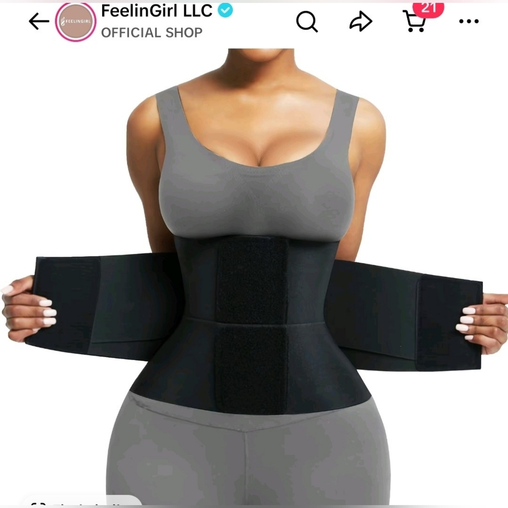 Black Waist Trainer for Women